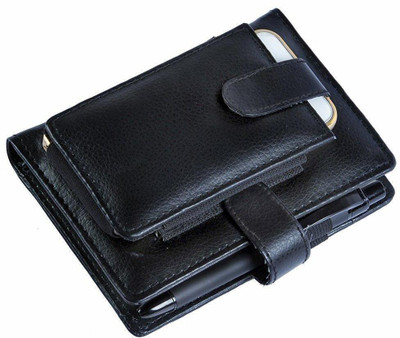 COI Executive Notebook Diary with Silver Plate with Pen (Black) Pocket-size Diary RULED 80 Pages(Black)