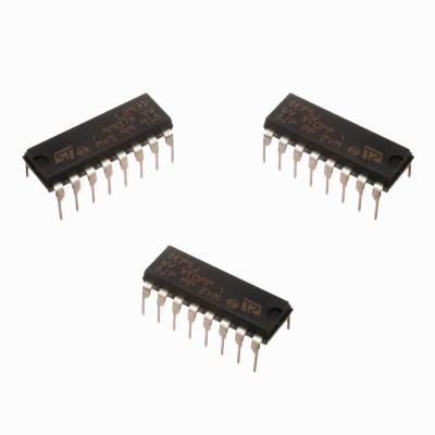 geeta enterprises (Pack of 3 Pc) L293D DIP 16-pin IC Stepper Motor Drivers Controllers (Black) Electronic Components Electronic Hobby Kit