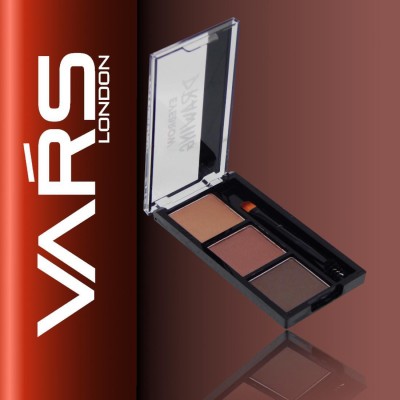 VARS LONDON eyebrow powder cake | black and brow eyebrow cake powder | black and brown eyebrow pencil | eyebrow pencil combo 12 g(multicolor)