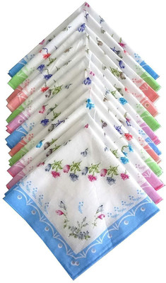 winger Premium Cotton,Colorful Prints,women/Girls Handkerchiefs [