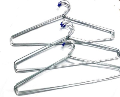 SKV Traders Steel Dress Pack of 36 Hangers For  Dress(Silver, Blue)