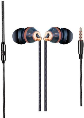 Alchiko AK-205 New Premium High Sound Stylish Connects All Smartphones Wired(Black, In the Ear)