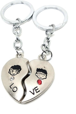 gtrp Magnetic Heart Set Of 2 Keychain Key Chain Key Chain
