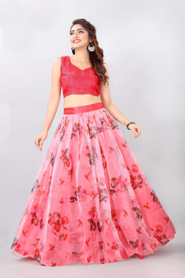 89% OFF on FORKEY Floral Print, Digital Print Semi Stitched Lehenga & Crop Top(Multicolor) 89% OFF on FORKEY Floral Print, Digital Print Semi Stitched Lehenga & Crop Top(Multicolor)