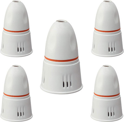 Electro Factory Skirt Pendant Lamp Bulb Holders for Led/Electric Bulbs (Pack of 5) Plastic Light Socket(Pack of 5)