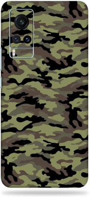 Satisfactory vivo x60, vivo x 60 Mobile Skin(Military Green Army Camouflage With Matte Finsh)