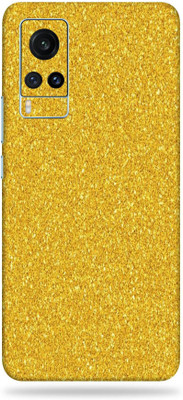 OggyBaba vivo x60, vivi x 60 Mobile Skin(Coal Golden Glitter)