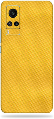 Satisfactory vivo x60, vivo x 60 Mobile Skin(3D Lemon Carbon Fibre)