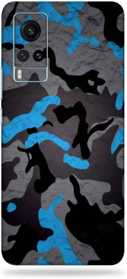 Satisfactory vivo x60, vivo x 60 Mobile Skin(Military Blue Camouflage With Matte Finsh)