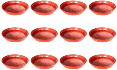 VirajSanchi Plant Container Set(Pack of 12, Plastic)