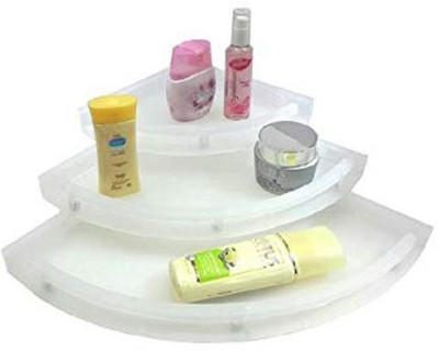 Masterfit Mirchi Corner Acrylic Wall Shelf(Number of Shelves - 3)