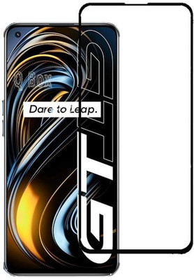 Q Box Edge To Edge Tempered Glass for Realme GT(Pack of 1)