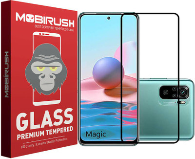 MOBIRUSH Edge To Edge Tempered Glass for Redmi Note 10 Pro Max(Pack of 1)