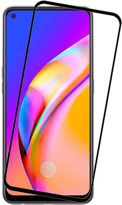 Bodoma Edge To Edge Tempered Glass for Oppo F19 Pro, Oppo F19s(Pack of 1)