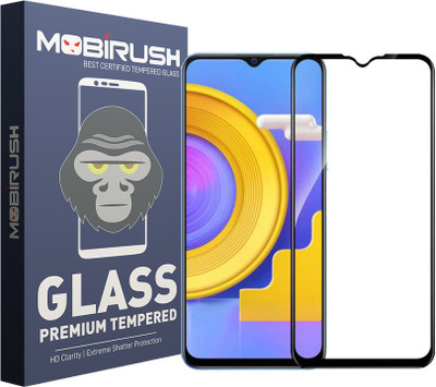MOBIRUSH Edge To Edge Tempered Glass for Vivo Y31 2021(Pack of 1)