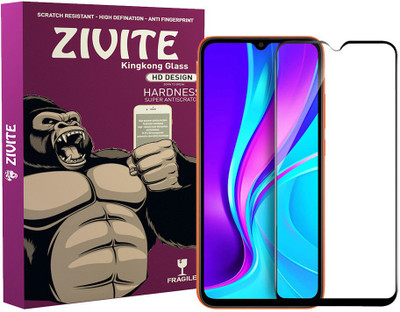 ZIVITE Edge To Edge Tempered Glass for Realme C20(Pack of 1)