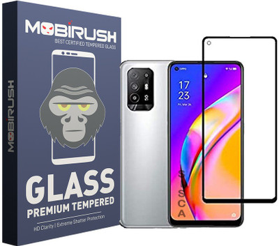 MOBIRUSH Edge To Edge Tempered Glass for Oppo F19 Pro Plus(Pack of 1)