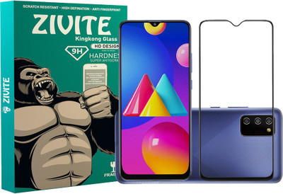 ZIVITE Edge To Edge Tempered Glass for Samsung Galaxy M02S(Pack of 1)