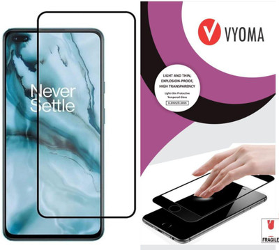 VYOMA Edge To Edge Tempered Glass for OnePlus Nord, vivo V19, vivo V17 Pro(Pack of 1)
