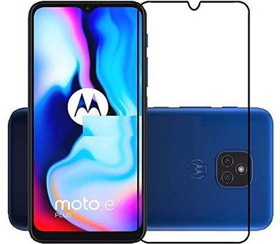 GDBUY Edge To Edge Tempered Glass for Motorola Moto E7 Plus(Pack of 1)