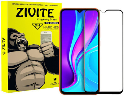 ZIVITE Edge To Edge Tempered Glass for Realme C20(Pack of 1)