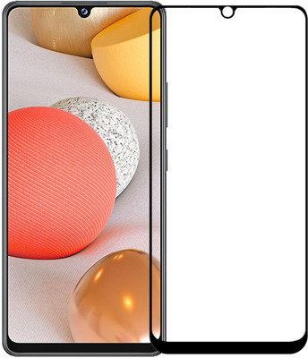 Karpine Edge To Edge Tempered Glass for Samsung Galaxy A42 5G(Pack of 1)