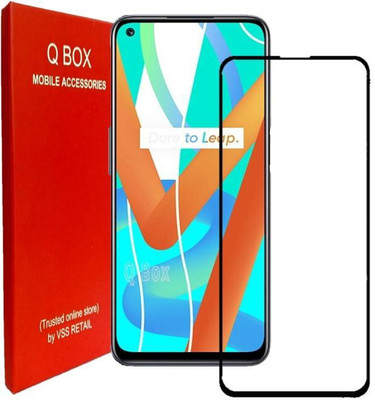 Q Box Edge To Edge Tempered Glass for Realme V13(Pack of 1)