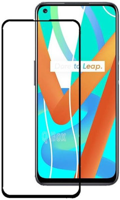 Q Box Edge To Edge Tempered Glass for Realme V13(Pack of 1)