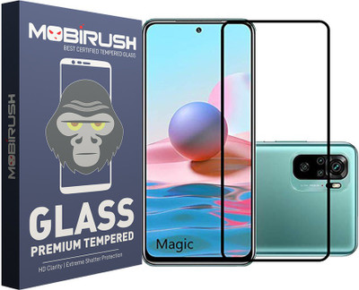 MOBIRUSH Edge To Edge Tempered Glass for Redmi Note 10 Pro Max(Pack of 1)