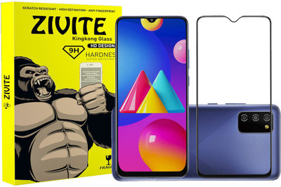 ZIVITE Edge To Edge Tempered Glass for Samsung Galaxy M02(Pack of 1)