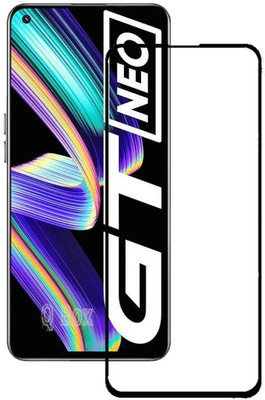 Q Box Edge To Edge Tempered Glass for Realme GT NEO(Pack of 1)