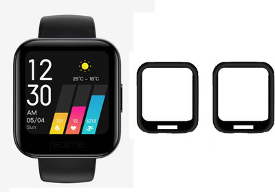 CONNECTPOINT Impossible Screen Guard for Realme Watch(Pack of 2)