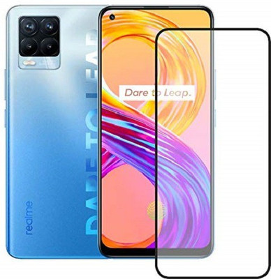 Colorcase Tempered Glass Guard for Realme 8 Pro(Pack of 1)