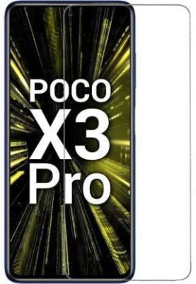 AKSHUD Tempered Glass Guard for POCO X3 Pro(Pack of 1)