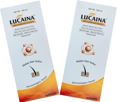 Lucaina Mild Formulla - Ideal For Daily Use Conditioning Shampoo ( Pack of 2*100ml )(200 ml)
