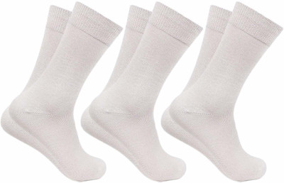 PinKit Men Solid Calf Length(Pack of 3)