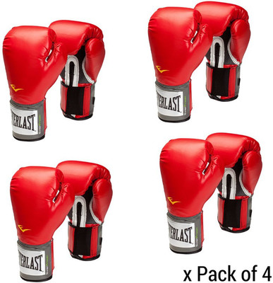 EVERLAST Pro Style Training Boxing Gloves, Pack of 4 Boxing Gloves(Red)