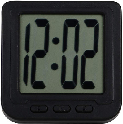 Gurnoor Creation Digital Black Clock