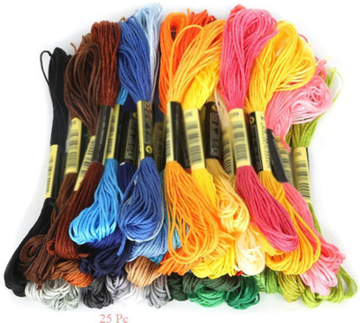 Crafts Haveli Multi Thread(8 m Pack of25)