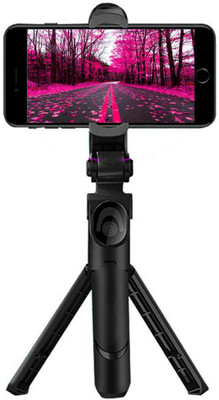 Casa Tech Selfie Stick Bluetooth Extendable Selfie Stick with Tripod Stand Tripod(Black, Supports Up to 300 g)