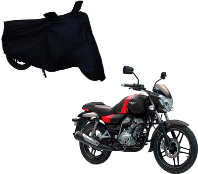 ABS AUTO TREND Two Wheeler Cover for Bajaj(V 150, Black)