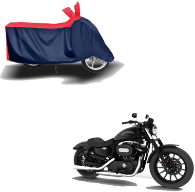 HYBRIDS COLLECTION Two Wheeler Cover for Harley Davidson(XL 883, Red, Blue)