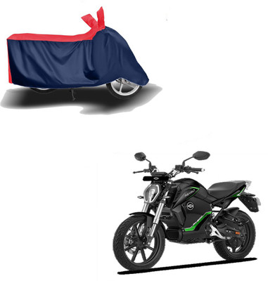 HYBRIDS COLLECTION Two Wheeler Cover for Revolt(RV 300, Red, Blue)