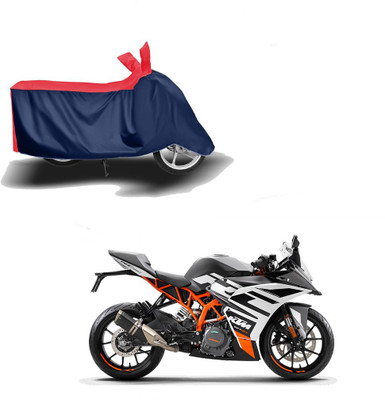 AUTOCAD Waterproof Two Wheeler Cover for KTM(RC 390, Red, Blue)