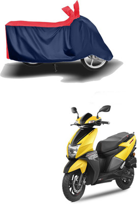 Mdstar Two Wheeler Cover for TVS(Ntorq 125, Red, Blue)