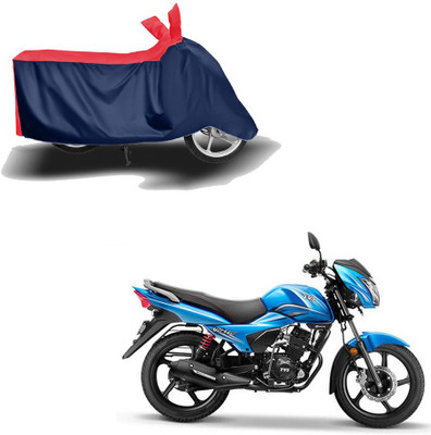 Mdstar Two Wheeler Cover for TVS(Victor, Red, Blue)