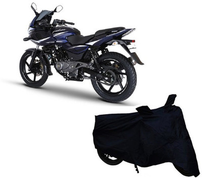 ABS AUTO TREND Two Wheeler Cover for Bajaj(Pulsar 220 DTS-i, Black)