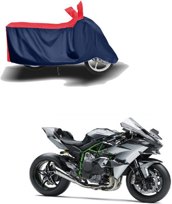 HYBRIDS COLLECTION Two Wheeler Cover for Kawasaki(Ninja H2, Red, Blue)