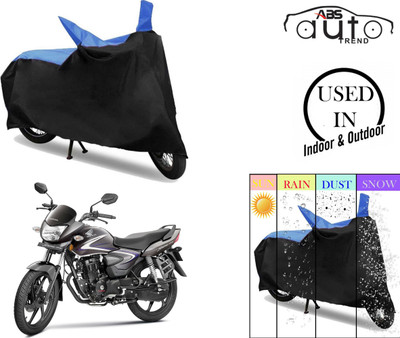 ABS AUTO TREND Two Wheeler Cover for Honda(CB Shine, Blue, Black)
