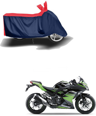 HYBRIDS COLLECTION Two Wheeler Cover for Kawasaki(Ninja 300, Red, Blue)